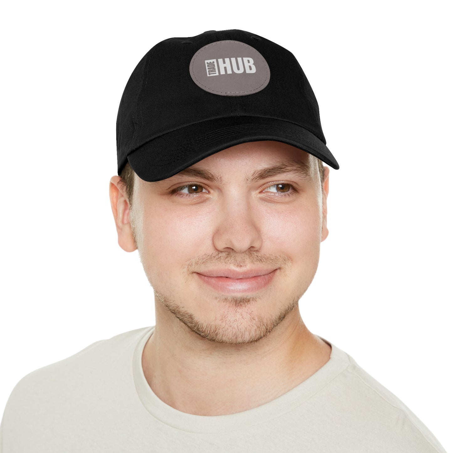 Hat with Leather Patch