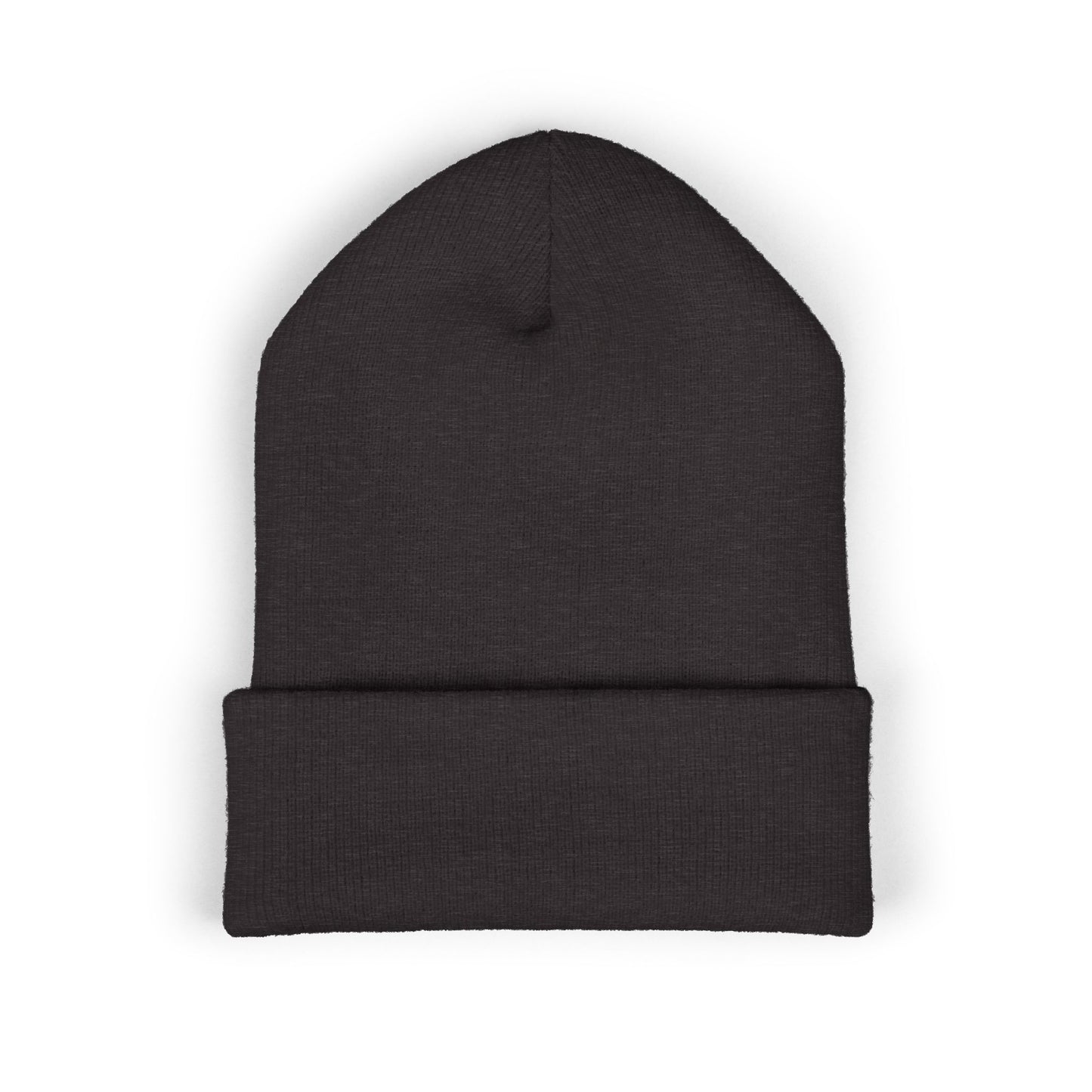 Minimalist Embroidered Cuffed Beanie