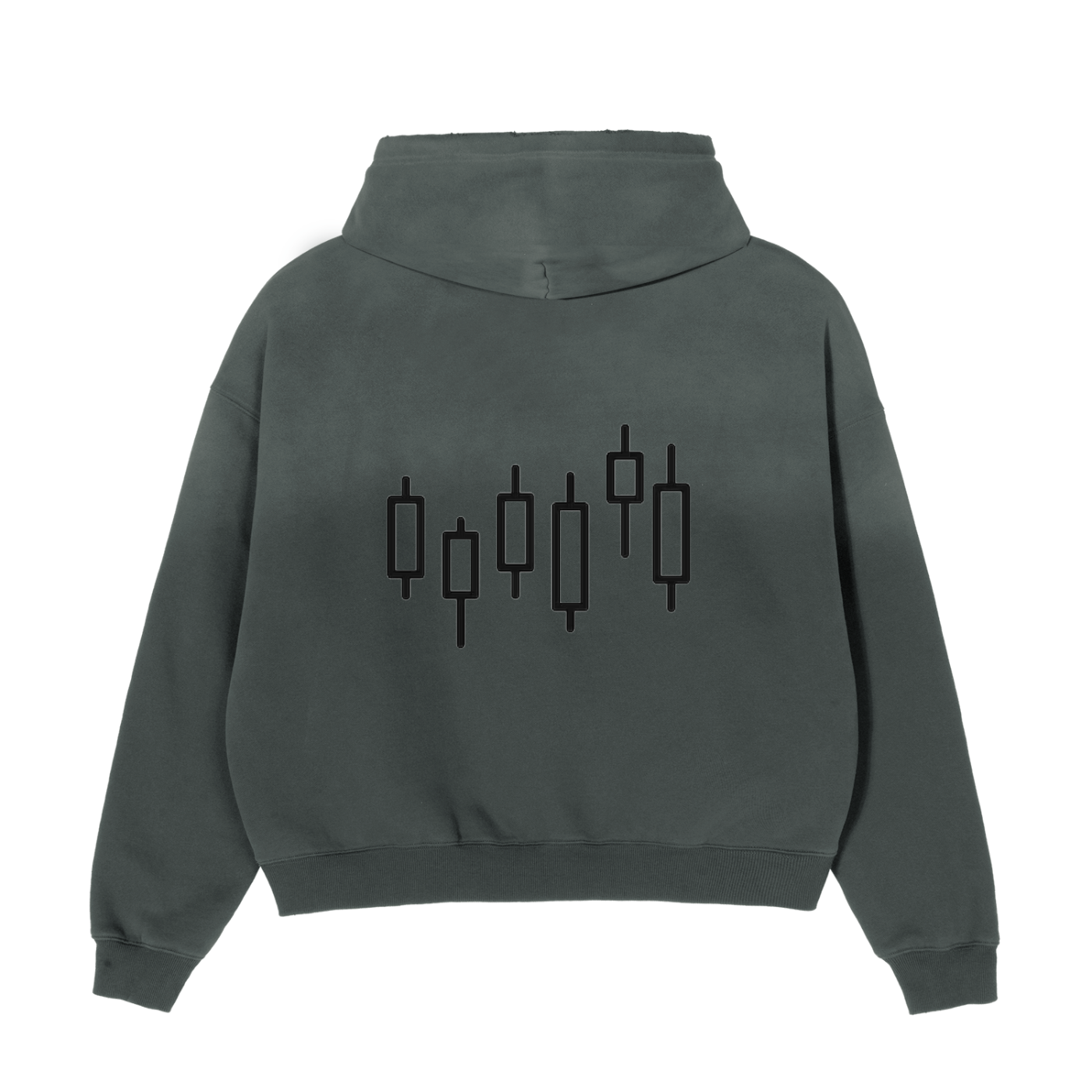 Frayed Sunfade Boxy Fleece Hoodie