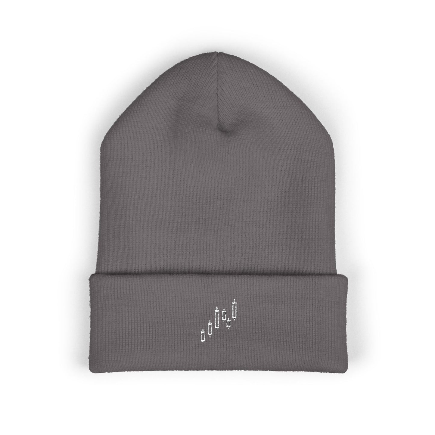 Minimalist Embroidered Cuffed Beanie